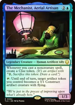 The Mechanist, Aerial Artisan Foil Avatar: The Last Airbender NM MTG - Image 1