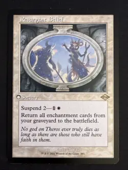1x Resurgent Belief (385) Retro Frame Modern Horizons 2 LP MTG Magic x1 MKE - Image 1