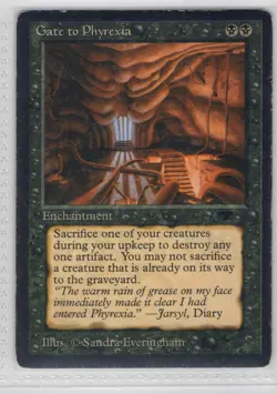 Gate to Phyrexia Antiquities Regular - magic mtg vintage - actual card shown - Image 1