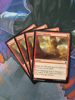 Burst Lightning x 4 | Foundations | NM | MTG - Image 1