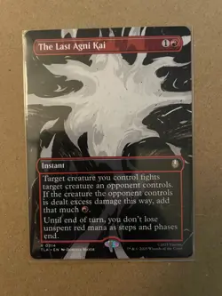 x1 The Last Agni Kai - Borderless R MTG Avatar: The Last Airbender M/NM, English - Image 1