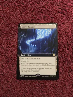 MTG Secret Tunnel 0392 Regular Extended Art Avatar The Last Air Bender - Image 1