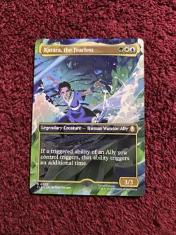 MTG Katara The Fearless 0305 Regular Borderless Avatar The Last Air Bender - Image 1