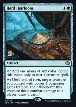 Herd Heirloom - Foil Prerelease Promo TDM LP MTG - Image 1