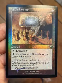 GERMAN Retro Foil Mind Stone ??Rare Pull?? NM ??Dominaria remastered?? Mtg 1876 - Image 1