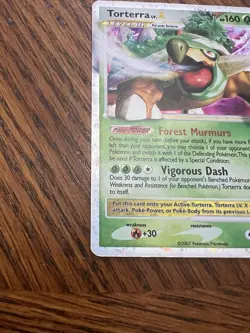 Pokemon Torterra LV.X Diamond & Pearl Black Star Promo DP09 Ultra Rare 2007 - Image 2