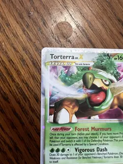 Pokemon Torterra LV.X Diamond & Pearl Black Star Promo DP09 Ultra Rare 2007 - Image 5