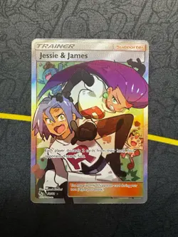 Pokemon TCG Jessie James Full Art Holo Card 68/68 Hidden Fates Ultra Rare NM - Image 1