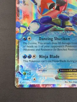 Pokemon TCG Ash-Greninja EX XY Black Star Promo XY133 Holo Card TCG Regular Size - Image 4
