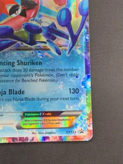 Pokemon TCG Ash-Greninja EX XY Black Star Promo XY133 Holo Card TCG Regular Size - Image 5