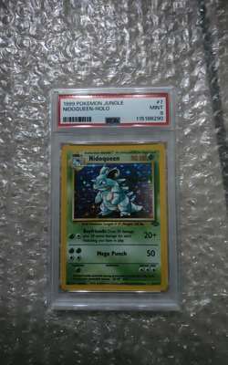 1999 Pokemon Jungle #7 Nidoqueen Holo PSA 9 - Image 1