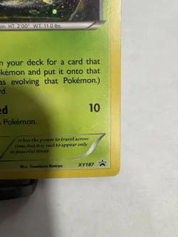 Celebi XY187 Holo Black Star Promo Pokemon Card 2017 TCG - Image 5
