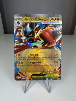 Mega Lucario ex MEP012 Black Star Promo Mega Evolution Pokemon (English) - Image 1