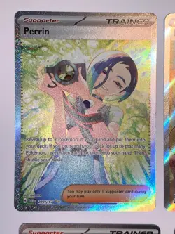 pokemon full art trainer lot perrin, cynthias ambition, elesa's sparkle + - Image 2