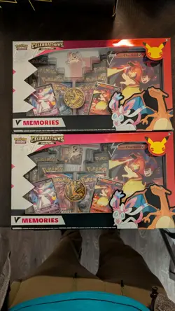 Pokemon TCG: Celebrations Collection Box Lance's Charizard V - New Sealed - Image 1