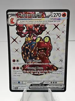 Pokemon TCG Twilight Masquerade Magcargo ex 191/167 Ultra Rare - Image 1