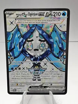 Pokemon TCG Twilight Masquerade Wellspring Ogerpon ex 194/167 Ultra Rare - #1 - Image 1