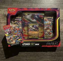 Pokemon TCG Mega Evolution Mega Latias EX Collection Box And Booster Bundle Lot - Image 1