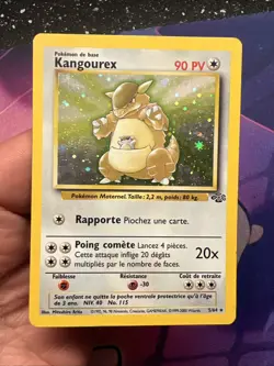 Carte Pokemon Kangourex Holo 5/64 Wizards Jungle Francais Vf Fr - Image 2