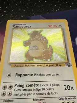 Carte Pokemon Kangourex Holo 5/64 Wizards Jungle Francais Vf Fr - Image 4