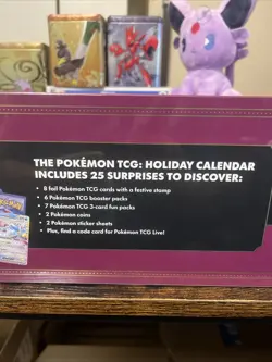 Pokemon Holiday Calendar 2025 New Sealed - Image 3