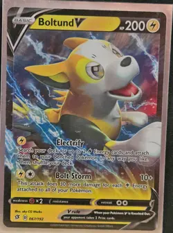 Pokemon Lot of 7 Rebel Clash Full Art "V" Cards M-NM Unplayed Pack Fresh - Image 2