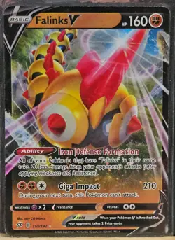 Pokemon Lot of 7 Rebel Clash Full Art "V" Cards M-NM Unplayed Pack Fresh - Image 4