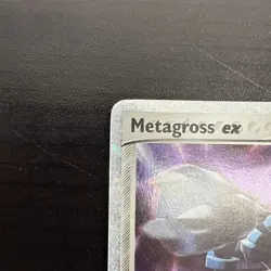 Metagross ex 95/108 Power Keepers Holo Pokemon Card damage - Image 2