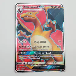 Charizard GX SM60 Black Star Promo 2017 Full Art Pokemon TCG English LP - Image 1