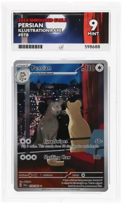 Pokemon TCG Shrouded Fable Persian Card 078/064 Ace 9 Mint Condition - Image 1