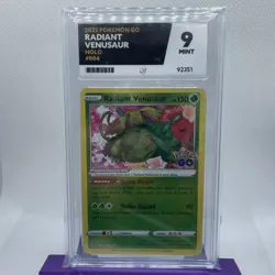 Pokemon Radiant Venusaur 004/078 Pokemon Go Graded Ace 9 Mint Pokemon TCG Card - Image 2