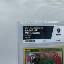 Pokemon Radiant Venusaur 004/078 Pokemon Go Graded Ace 9 Mint Pokemon TCG Card - Image 4
