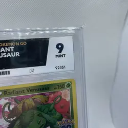 Pokemon Radiant Venusaur 004/078 Pokemon Go Graded Ace 9 Mint Pokemon TCG Card - Image 5