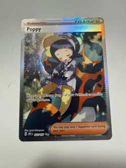 Poppy 227/197 SV03: Obsidian Flames Holo Pokemon Cards M/NM Full Art Rare - Image 1