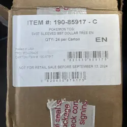 Pokemon Stellar Crown Sleeved Booster Pack Box-Dollar Tree - Image 1