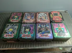 Rare Yu-Gi-Oh! 2002/2003 Collector's Tin. EMPTY lot of 8 - Image 1