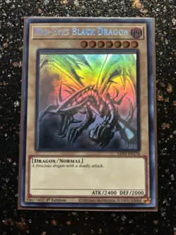 Yugioh Red Eyes B Dragon Ghost Rare 1st Ed GFP2 NM - Image 1