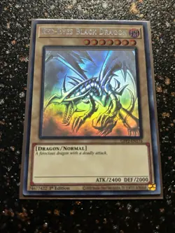 Yugioh Red Eyes B Dragon Ghost Rare 1st Ed GFP2 NM - Image 2
