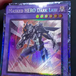 YuGiOh Masked HERO Dark Law (Asian English) Collector's Rare RC04-AE026 not RA01 - Image 1