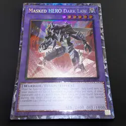 YuGiOh Masked HERO Dark Law (Asian English) Collector's Rare RC04-AE026 not RA01 - Image 2