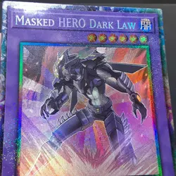 YuGiOh Masked HERO Dark Law (Asian English) Collector's Rare RC04-AE026 not RA01 - Image 3