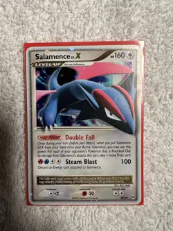 Pokemon TCG Salamence LV.X Arceus Holo Card 98/99 Rare LP - Image 1