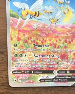 Pokemon TCG Card Beedrill V Astral Radiance Holo Ultra Rare Card 161/189 - Image 4