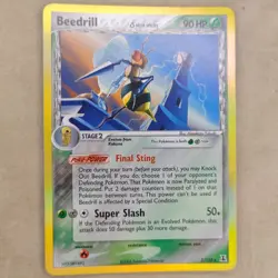 2005 Beedrill 1/113 Delta Species Reverse Holo Rare LP Pokemon TCG Card - Image 1