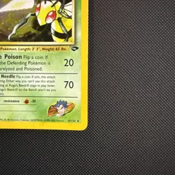 Pokemon TCG Holo Rare Koga's Beedrill Card 9/132 Gym Challenge Set - Image 4
