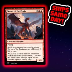 Terror Of The Peaks - Custom Art Magic: The Gathering Playtest Card - Commander - Image 1