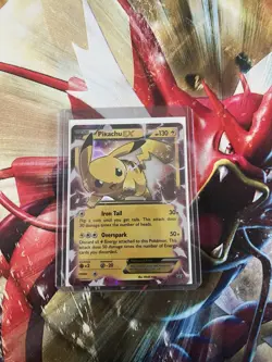 2015 Pokemon Card Promo Pikachu Ex Box Pikachu Ex #XY84 MINT - Image 1