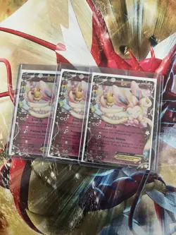 3x Sylveon EX RC21/RC32 Generations: Radiant Collection Pokemon Card Full Art M - Image 1