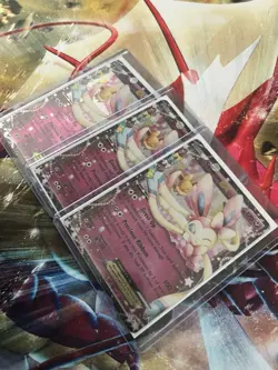 3x Sylveon EX RC21/RC32 Generations: Radiant Collection Pokemon Card Full Art M - Image 2