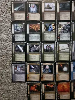 Lord Of The Rings TCG Mixed Series 1+2 RARES ONLY LOT 33 CARDS - Image 2